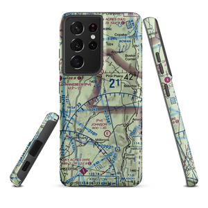 Rocky Reef Farm Airport (0NK8) VFR Sectional Samsung Phone Case