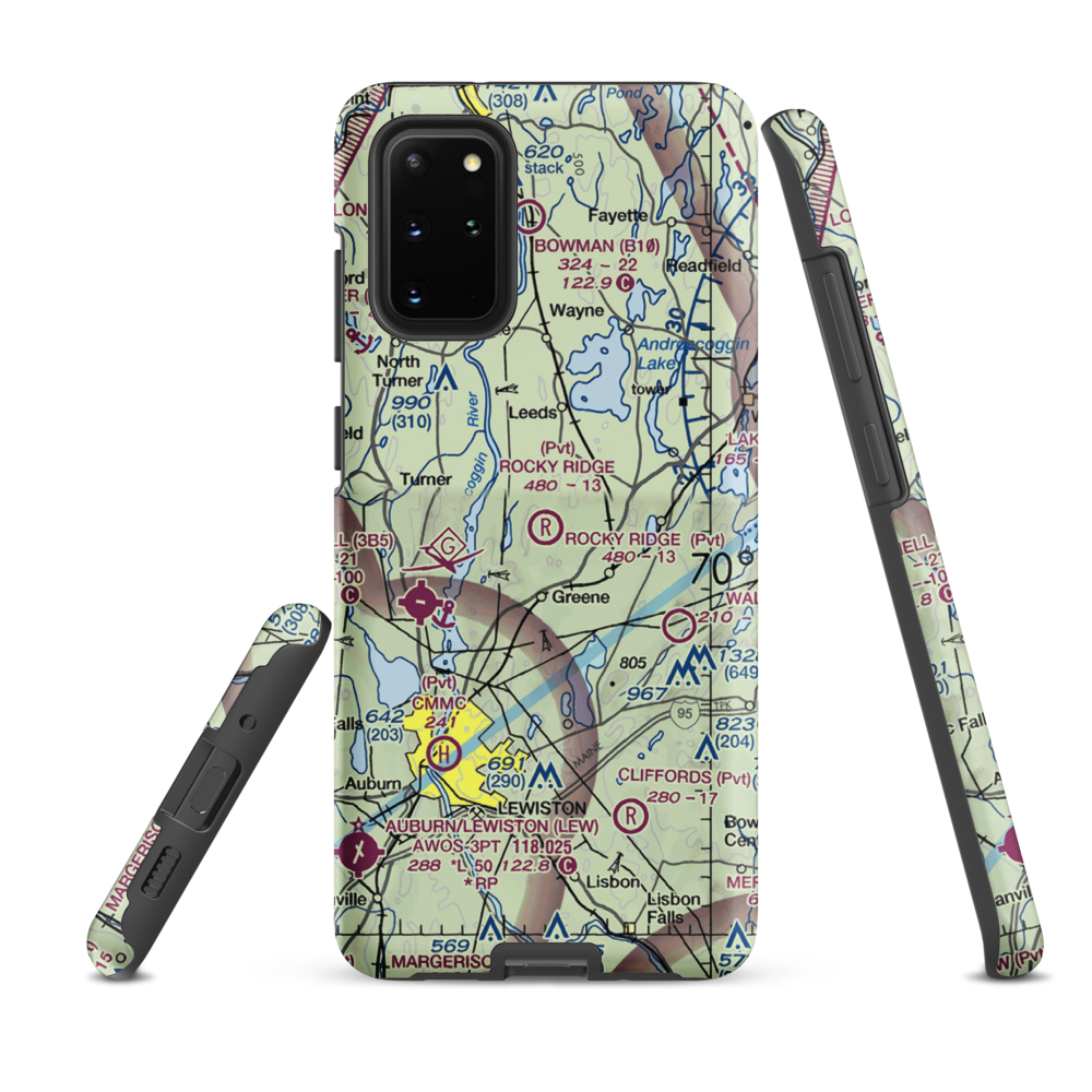 Rocky Ridge Airport (ME39) VFR Sectional Samsung Phone Case Samsung Galaxy S20 Plus model shown