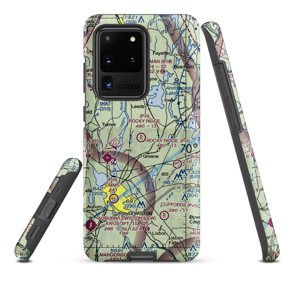Rocky Ridge Airport (ME39) VFR Sectional Samsung Phone Case Samsung Galaxy S20 Ultra model shown