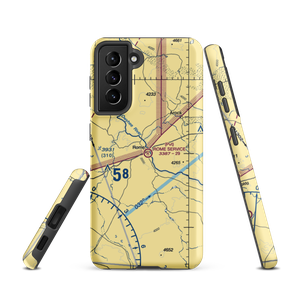 Rome Service Airport (0OR6) VFR Sectional Samsung Phone Case