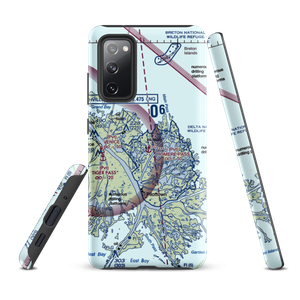 Romere Pass Seaplane Base (7LA7) VFR Sectional Samsung Phone Case