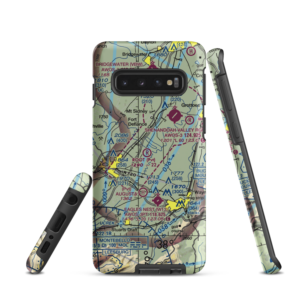Root Field (82VA) VFR Sectional Samsung Phone Case Samsung Galaxy S10 model shown