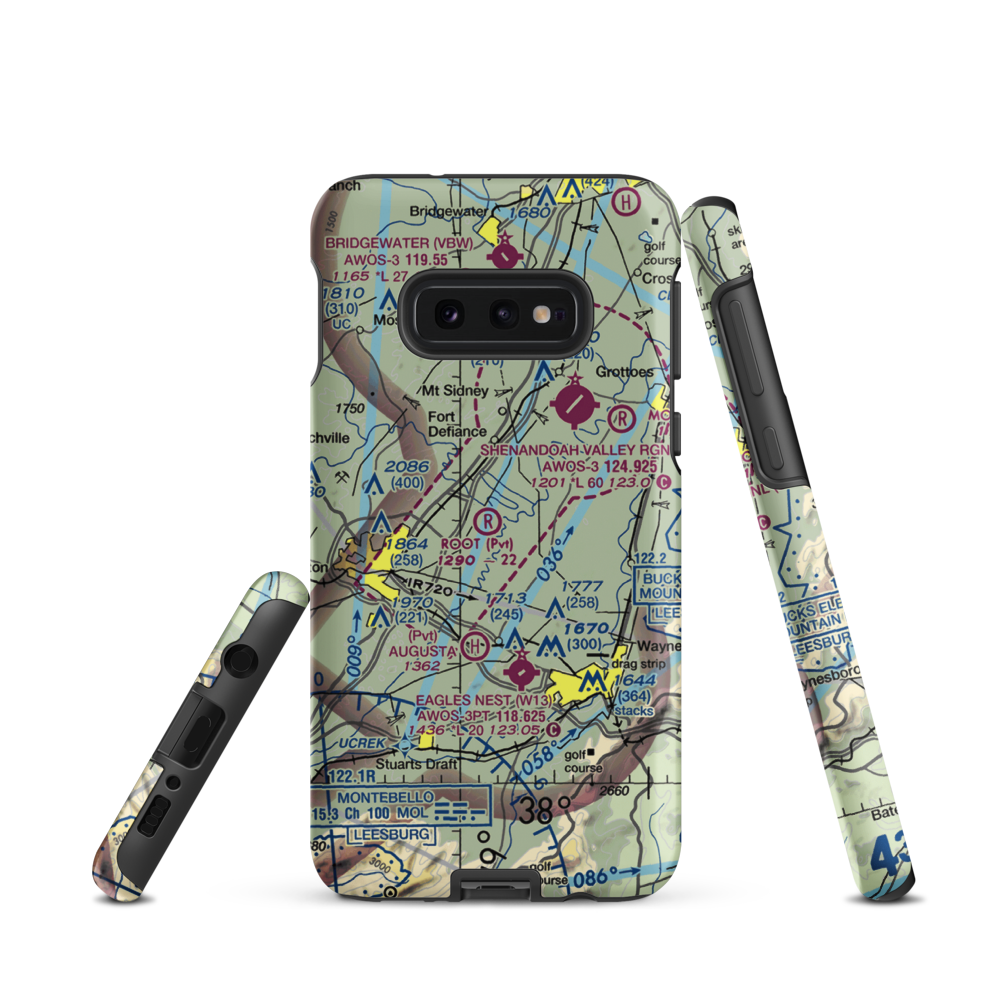 Root Field (82VA) VFR Sectional Samsung Phone Case Samsung Galaxy S10e model shown
