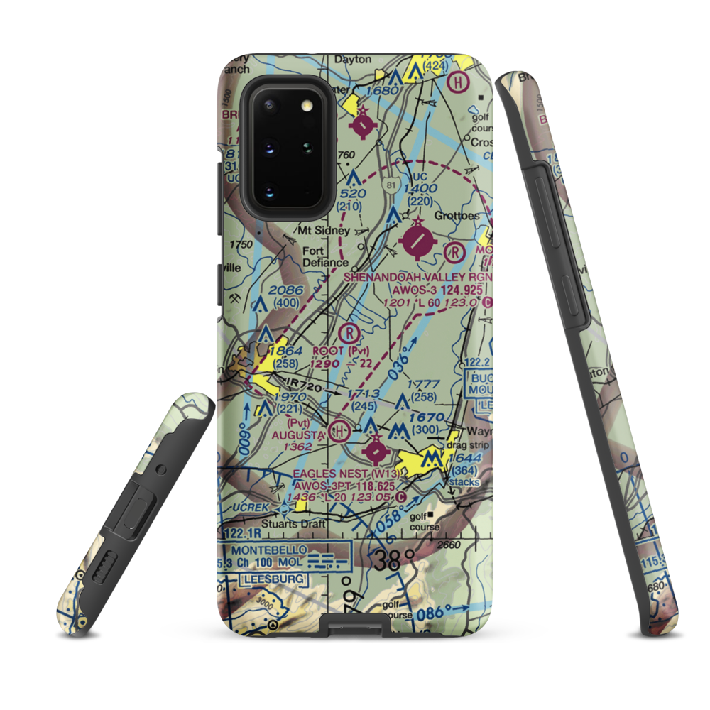 Root Field (82VA) VFR Sectional Samsung Phone Case Samsung Galaxy S20 Plus model shown