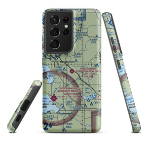 Roscommon Conservation Airport (3RC) VFR Sectional Samsung Phone Case