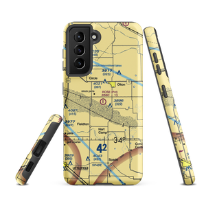 Rose Ranch Airport (XS06) VFR Sectional Samsung Phone Case