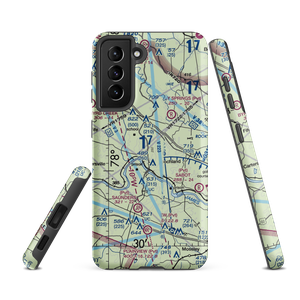 Rose Retreat Farm Airport (VA44) VFR Sectional Samsung Phone Case