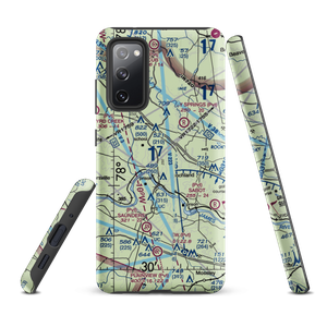 Rose Retreat Farm Airport (VA44) VFR Sectional Samsung Phone Case