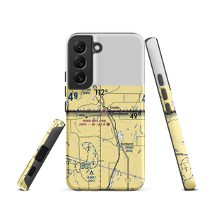 Ross International Airport (7S8) VFR Sectional Samsung Phone Case