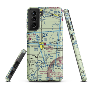 Rothrock Airport (54IL) VFR Sectional Samsung Phone Case