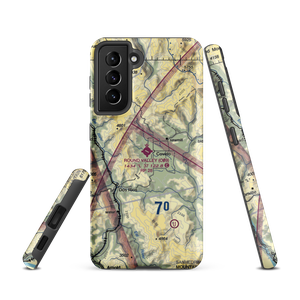 Round Valley Airport (O09) VFR Sectional Samsung Phone Case