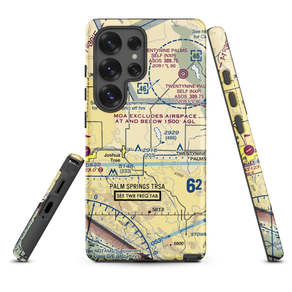 Roy Williams Airport (L80) VFR Sectional Samsung Phone Case Samsung Galaxy S25 Ultra model shown