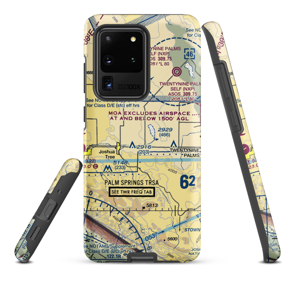 Roy Williams Airport (L80) VFR Sectional Samsung Phone Case Samsung Galaxy S20 Ultra model shown