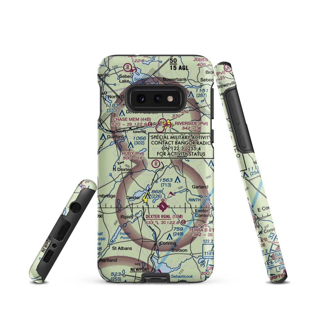 Ruby Field (ME32) VFR Sectional Samsung Phone Case Samsung Galaxy S10e model shown