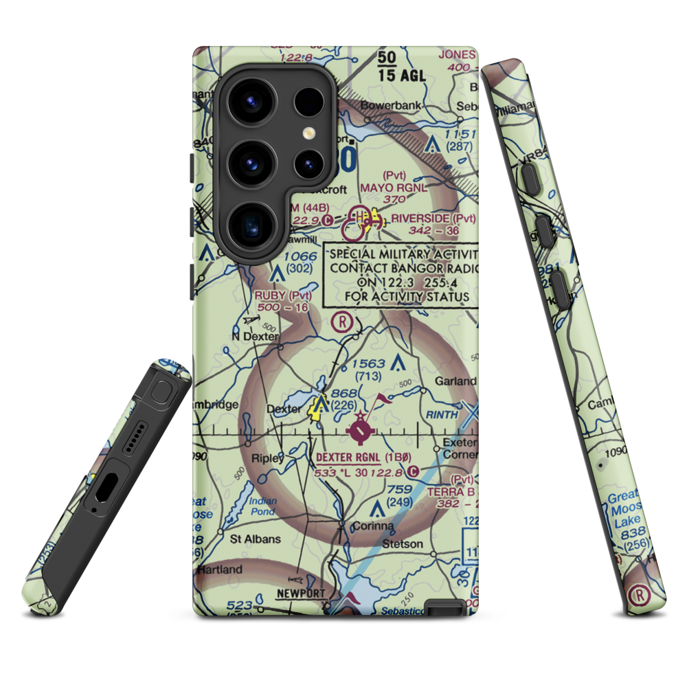 Ruby Field (ME32) VFR Sectional Samsung Phone Case Samsung Galaxy S24 Ultra model shown