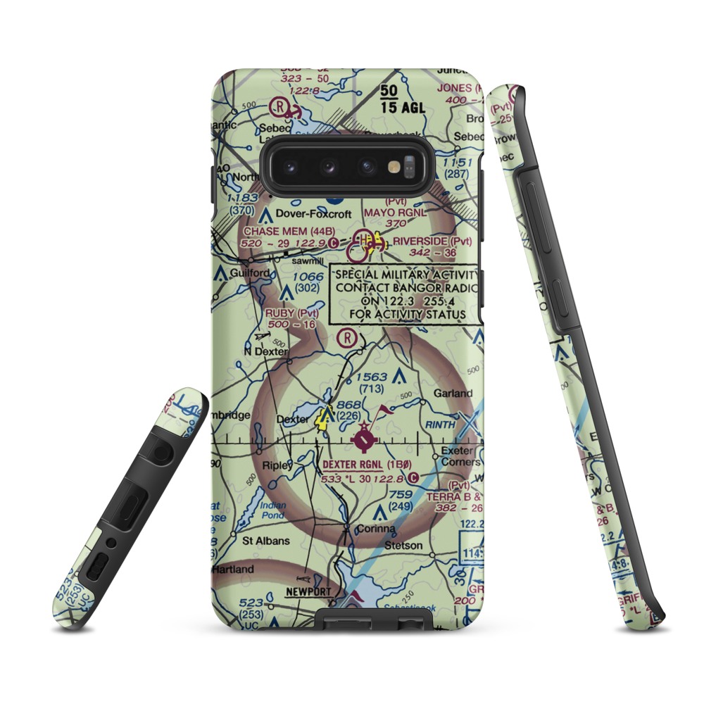 Ruby Field (ME32) VFR Sectional Samsung Phone Case Samsung Galaxy S10 Plus model shown