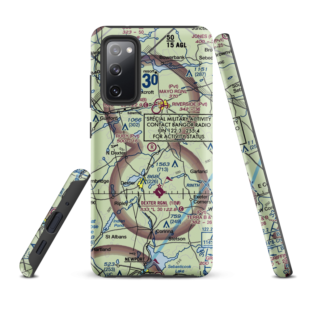 Ruby Field (ME32) VFR Sectional Samsung Phone Case Samsung Galaxy S20 FE model shown