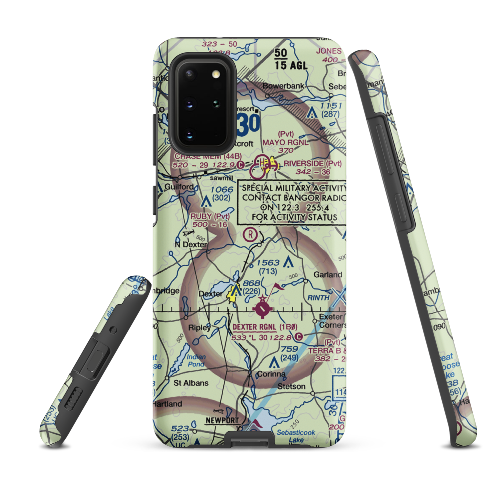 Ruby Field (ME32) VFR Sectional Samsung Phone Case Samsung Galaxy S20 Plus model shown