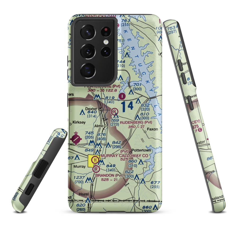 Rudenberg Field (54KY) VFR Sectional Samsung Phone Case Samsung Galaxy S21 Plus model shown