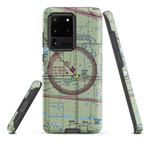 Rugby Municipal Airport (RUG) VFR Sectional Samsung Phone Case