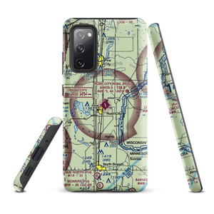 Rush City Regional Airport (ROS) VFR Sectional Samsung Phone Case