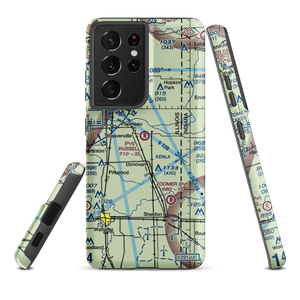 Russell Airport (IS52) VFR Sectional Samsung Phone Case