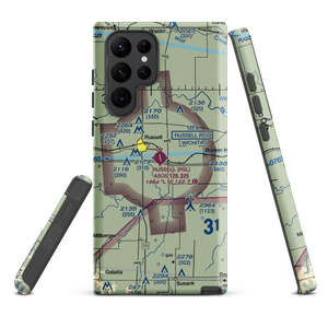 Russell Municipal Airport (RSL) VFR Sectional Samsung Phone Case