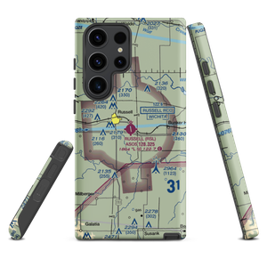 Russell Municipal Airport (RSL) VFR Sectional Samsung Phone Case