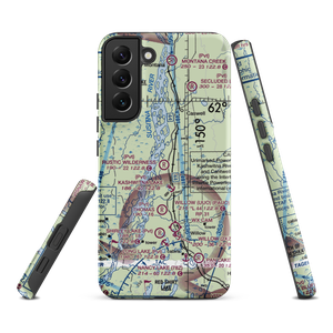 Rustic Wilderness Airport (02AK) VFR Sectional Samsung Phone Case