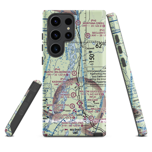 Rustic Wilderness Airport (02AK) VFR Sectional Samsung Phone Case