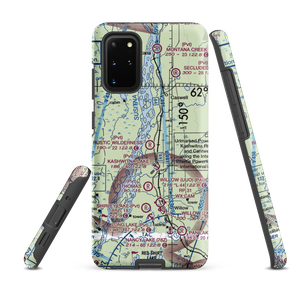 Rustic Wilderness Airport (02AK) VFR Sectional Samsung Phone Case