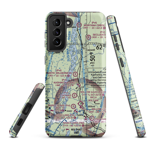 Rustic Wilderness Airport (02AK) VFR Sectional Samsung Phone Case