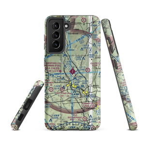 Rutherford County Marchman Field (FQD) VFR Sectional Samsung Phone Case