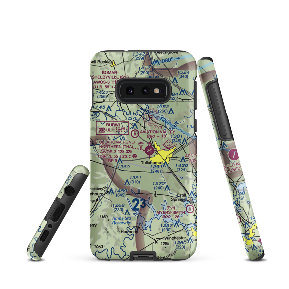 Rutledge Field (TN38) VFR Sectional Samsung Phone Case Samsung Galaxy S10e model shown