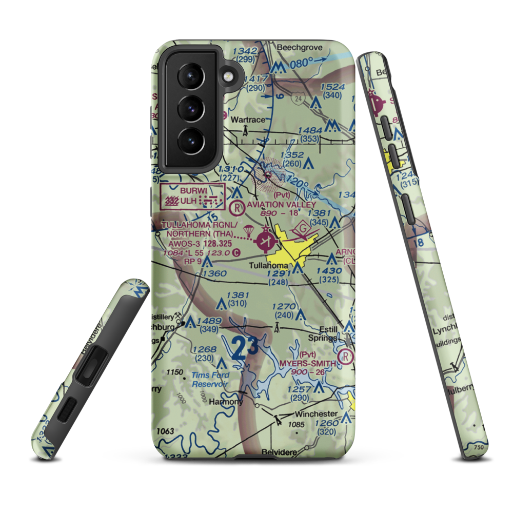 Rutledge Field (TN38) VFR Sectional Samsung Phone Case Samsung Galaxy S21 Plus model shown
