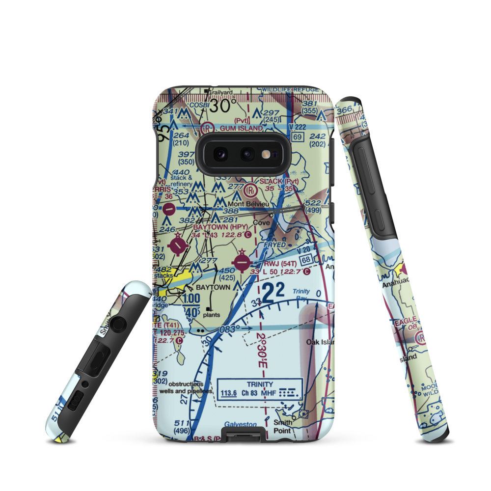 RWJ Airpark (54T) VFR Sectional Samsung Phone Case Samsung Galaxy S10 Plus model shown
