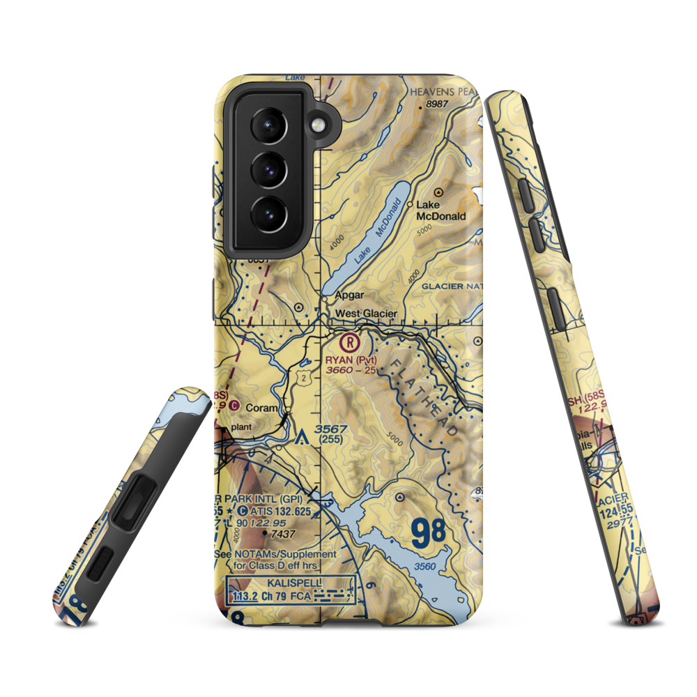 Ryan Field (2MT1) VFR Sectional Samsung Phone Case Samsung Galaxy S21 FE model shown