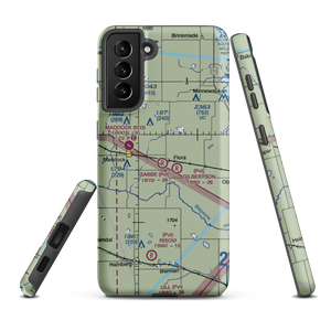 Sabbe Brothers Landing Strip (NA38) VFR Sectional Samsung Phone Case