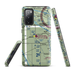 Sabetha Municipal Airport (K83) VFR Sectional Samsung Phone Case