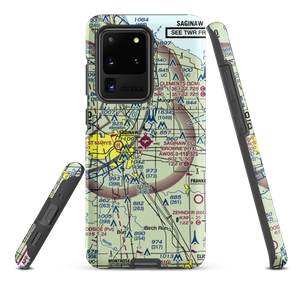 Saginaw County H.W. Browne Airport (HYX) VFR Sectional Samsung Phone Case