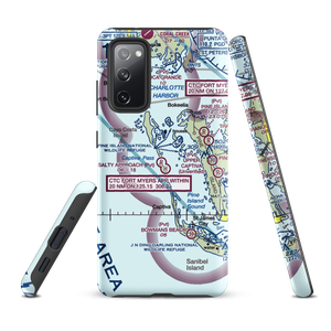 Salty Approach Airport (FL90) VFR Sectional Samsung Phone Case