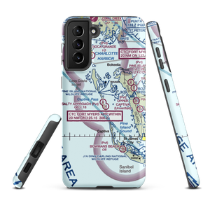 Salty Approach Airport (FL90) VFR Sectional Samsung Phone Case