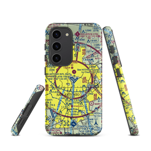 San Antonio International Airport (SAT) VFR Sectional Samsung Phone Case