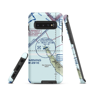 San Clemente Island Naval Auxiliary Landing Field (NUC) VFR Sectional Samsung Phone Case