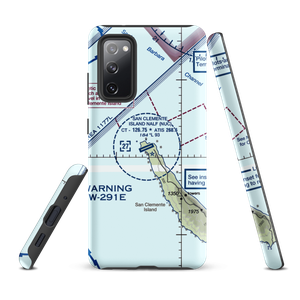 San Clemente Island Naval Auxiliary Landing Field (NUC) VFR Sectional Samsung Phone Case