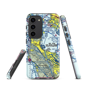 San Francisco International Airport (SFO) VFR Sectional Samsung Phone Case