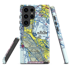 San Francisco International Airport (SFO) VFR Sectional Samsung Phone Case