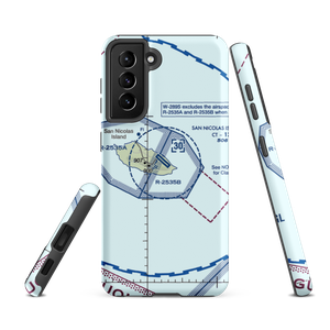 San Nicolas Island Nolf Airport (NSI) VFR Sectional Samsung Phone Case