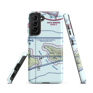 Santa Cruz Island Airport (SZN) VFR Sectional Samsung Phone Case