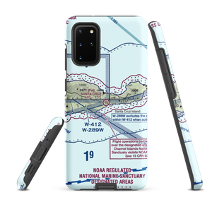 Santa Cruz Ranch Airstrip (44CA) VFR Sectional Samsung Phone Case